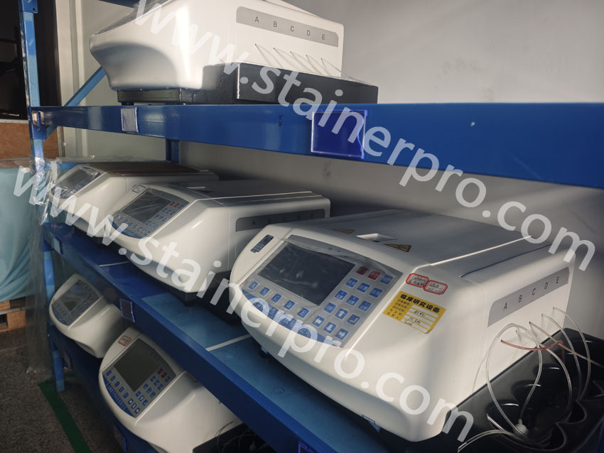 Large inventory of IVD staining machines prepared for overseas orders